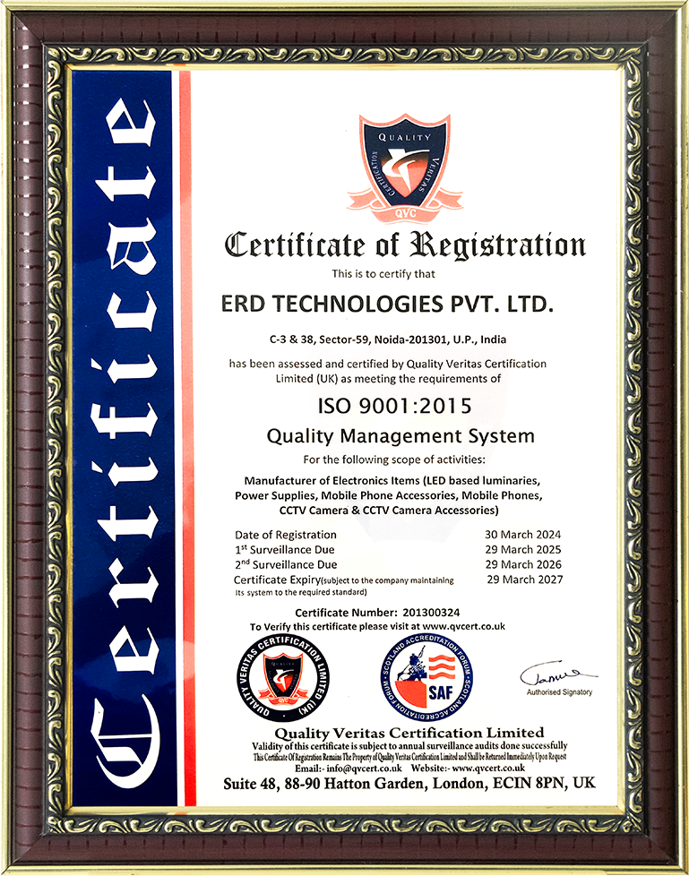 ISO 9001:2015 Quality Management System Certification – Quality Veritas